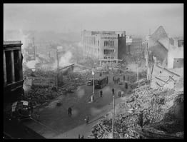 WW2 Blitz – Raid on Coventry – Dilwyn Evans – Red Cross