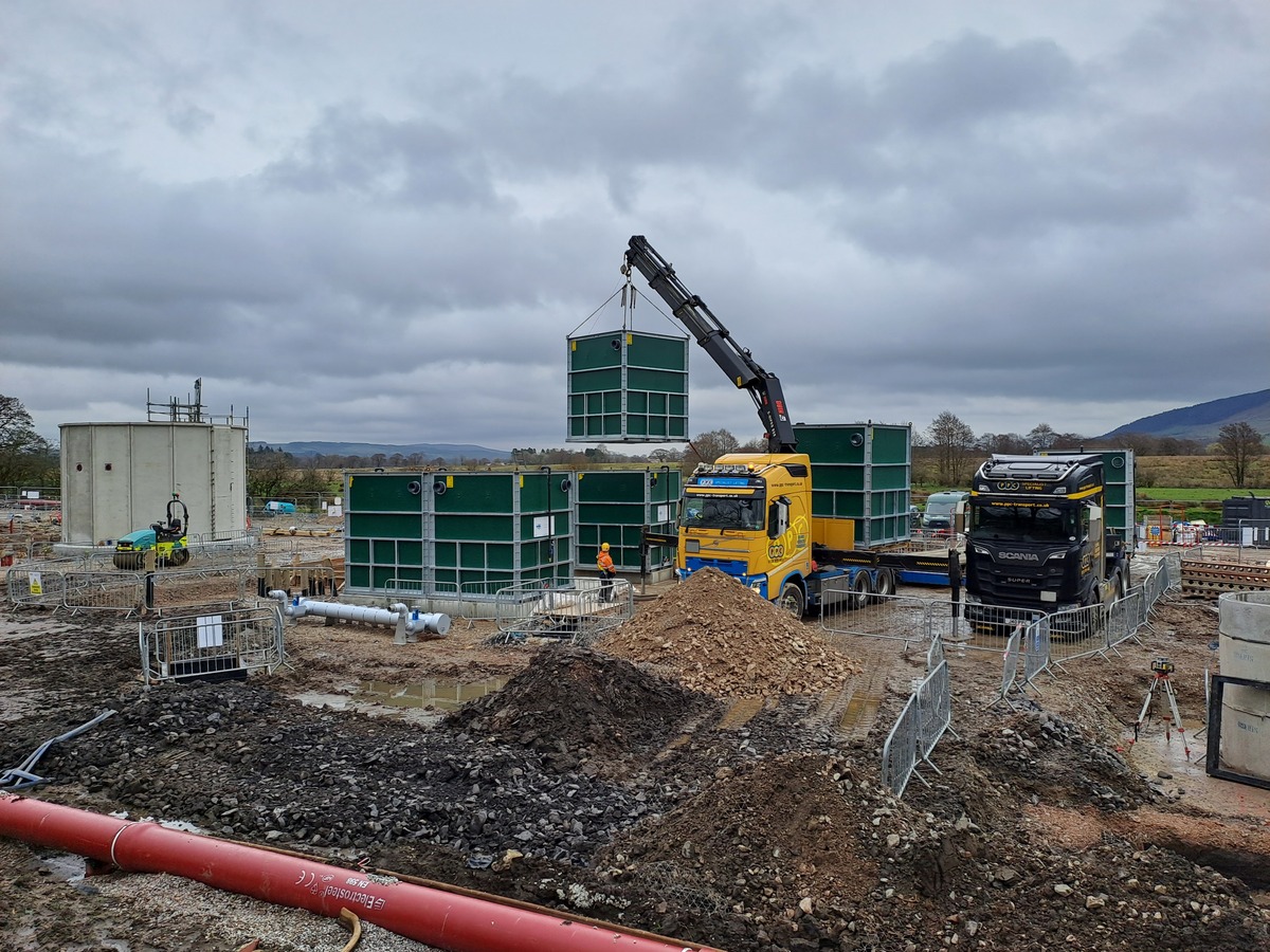 Hybrid-SAF installation Chipping Wastewater Treatment Works 4